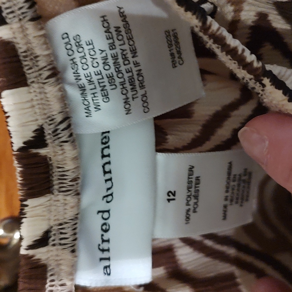 Alfred Dunner tiered maxi skirt - Picture 3 of 3